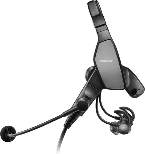 Vista 2 de Bose Proflight Series 2 - Auriculares de aviación con conectividad Bluetooth, cable XLR de 5 pines, color negro