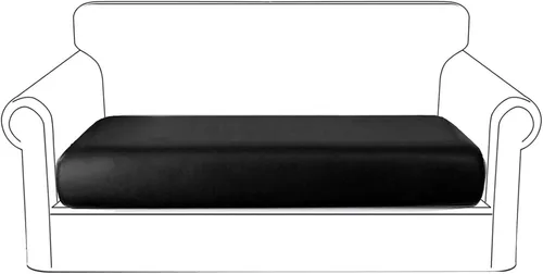 Vista 9 de Fundas de cojín de piel sintética para sofá, fundas de asiento de sofá, fundas de asiento de caravana impermeables con parte inferior elástica