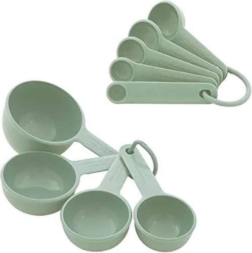 Vista 13 de KitchenAid Juego de tazas medidoras y cucharas, remolacha, 9 piezas