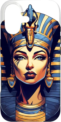 Vista 32 de Cleopatra Egyptian Queen Goddess of Ancient Egypt Mythology Case for iPhone 16