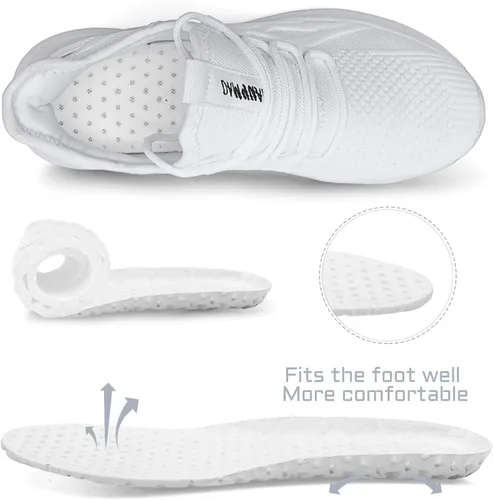 Vista 3 de GDEKLO Zapatos deportivos para correr para hombre, tenis para caminar, gimnasio, entrenamiento, atléticos, transpirables, para correr