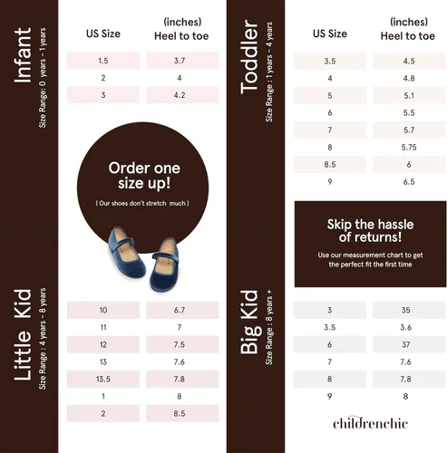 Vista 3 de Childrenchic Zapatos Mary Jane para niñas Zapatos de vestir clásicos y cómodos para niñas pequeñas y niños Zapatos planos perfectos
