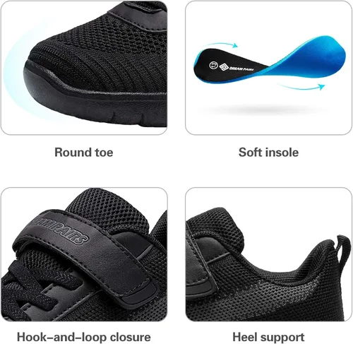 Vista 3 de DREAM PAIRS Tenis deportivos para niños y niñas