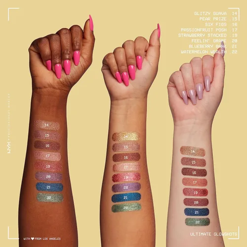 Vista 5 de NYX Professional Makeup, Ultimate Glowshots Vivid Rich - Blueberry Bank