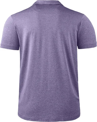 Vista 3 de Camisas polo para hombre que absorben la humedad UPF 50+ camisas polo de manga corta verano casual tenis golf camisas para hombres