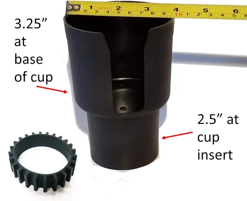 Vista 7 de Cup Keeper 2.0 - Adaptador de portavasos con banda base para vasos Hydro Flasks de 18, 20, 21, 24 oz Hydro Flasks de 12, 18, 20, 30 onzas, tazas