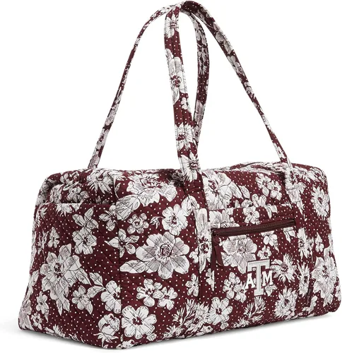 Vista 3 de Vera Bradley Women's Cotton Collegiate Large Travel Duffle Bag (Multiple Teams Available)