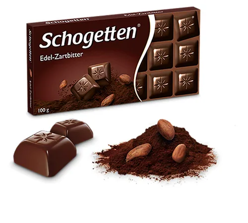 Vista 4 de Schogetten Barra de chocolate negro caramelo original alemán 100 g/3.52 oz (paquete de 2)