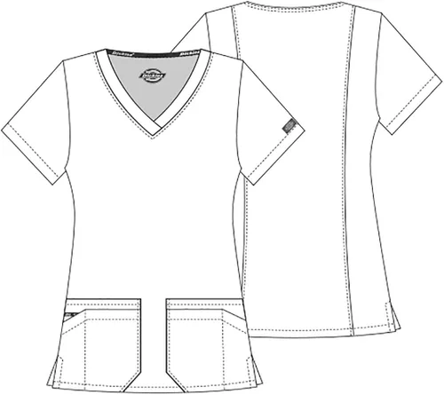 Vista 8 de Dickies EDS Signature - Camiseta para mujer con cuello en V 85906