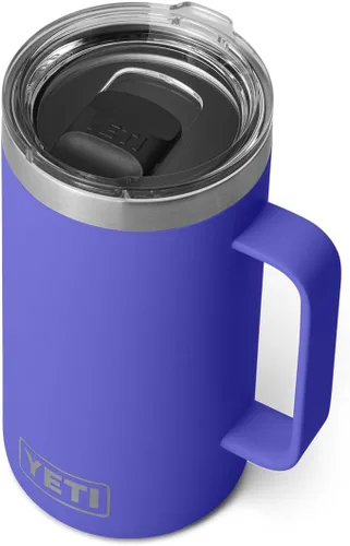 Vista 13 de YETI Rambler - Taza de acero inoxidable aislada al vacío con tapa MagSlider, 24 onzas