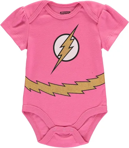 Vista 2 de DC Comics Liga de la Justicia - Paquete múltiple de body para niña recién nacida