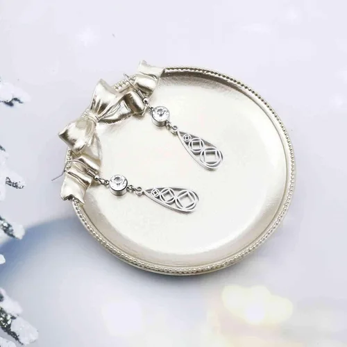 Vista 4 de NC Sobriety Gift - Collar de narcóticos anónimos, regalo de recuperación, joyería NA, aretes con piedra natal inspiradora para mujeres, Metal, Acero
