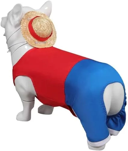 Vista 7 de Disfraz de perro divertido para mascotas, disfraz de cosplay para Halloween