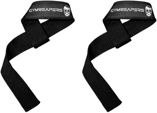 Vista 8 de Gymreapers - Correas de muñeca para levantamiento de pesas, culturismo, levantamiento de potencia, entrenamiento de fuerza, peso muerto y remo - De