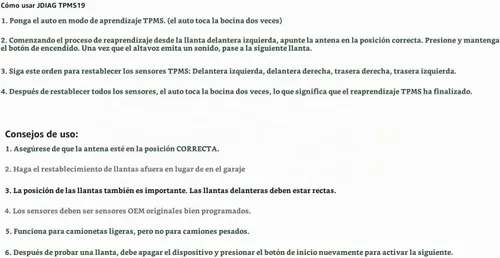 Vista 12 de JDIAG Herramienta de Sensor TPMS, Herramienta de Reaprendizaje TPMS para F150 Sensor de Reseteo Automático de TPMS Programación de Herramientas