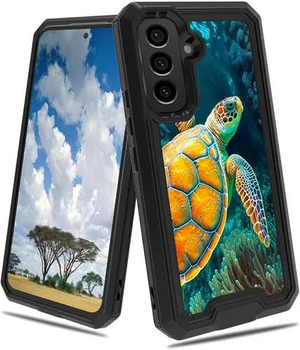 Vista 10 de Funda para Samsung S23 FE Galaxy S23 FE 2 en 1 PC duro de doble capa TPU suave a prueba de golpes Funda protectora para Samsung Galaxy S23 FE 6.4
