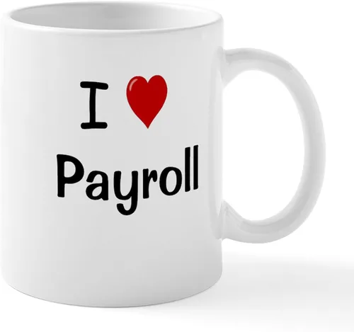 Vista 23 de CafePress Coffee Then Payroll Mugs - Taza de café de cerámica (11 oz)