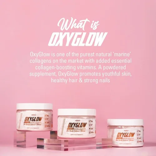 Vista 2 de EHP LABS OxyGlow - Polvo de colágeno marino natural, péptidos de colágeno marinos hidrolizados, aumenta la elasticidad y firmeza de la piel, acelera