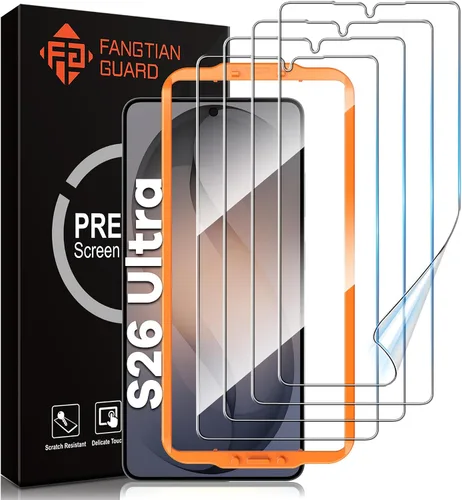 Vista 8 de FANGTIAN - Paquete de 3 protectores de pantalla para Samsung Galaxy S21 FE (6.4 pulgadas) HD transparente, desbloqueo de huellas dactilares
