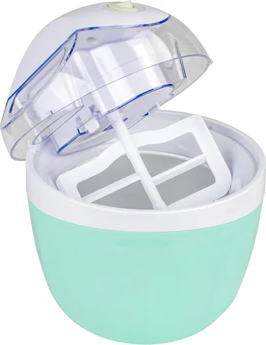 Vista 4 de Brentwood TS-1410BL Máquina para hacer helados y sorbetes de 1 cuarto de galón, yogur congelado, gelato y natillas, azul