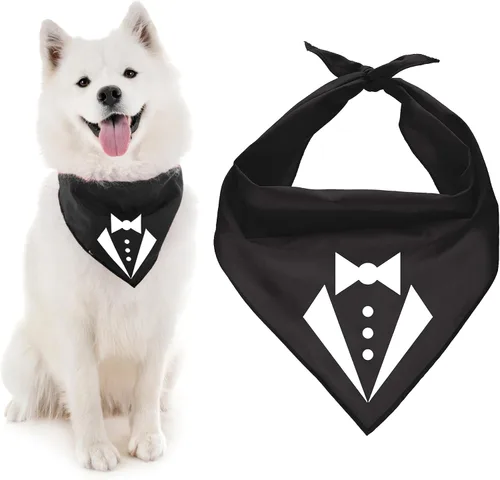 Vista 15 de Parisian Pet Bandanas naranjas para perros – Bandana ajustable para cachorros – Accesorios para perros para niños y niñas – Pañuelo para perros Best