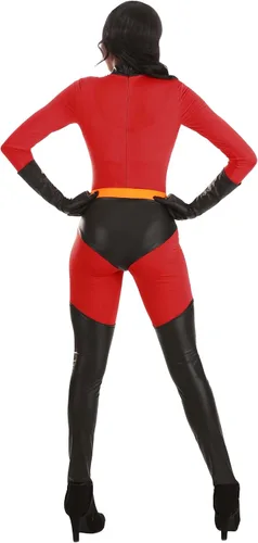 Vista 4 de The Incredibles Deluxe Disfraz de Mrs. Incredible para mujer