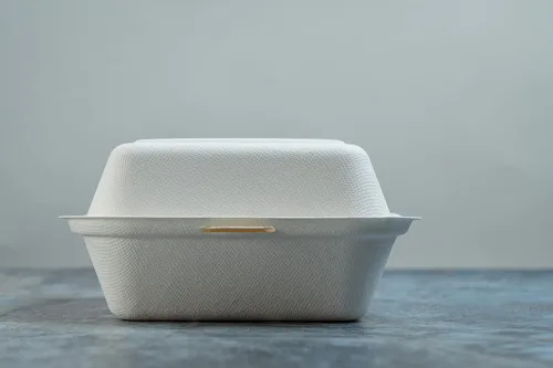 Vista 5 de Greenwave Evolution TW-BOO-004 - Recipientes para alimentos de 6 x 6 x 3 pulgadas, bagazo con aspecto de mármol, 100% compostable, desechables
