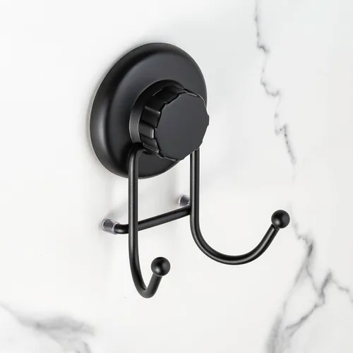 Vista 2 de HASKO accessories - Ganchos de ventosa para ducha - Ganchos para toallas para baño montados en la pared - Ganchos de baño para colgar - Toalleros