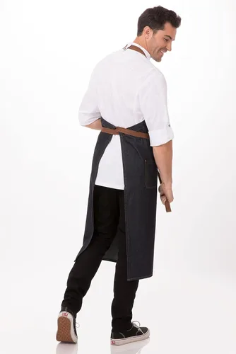 Vista 3 de Chef Works Unisex Memphis Chefs Bib Apron