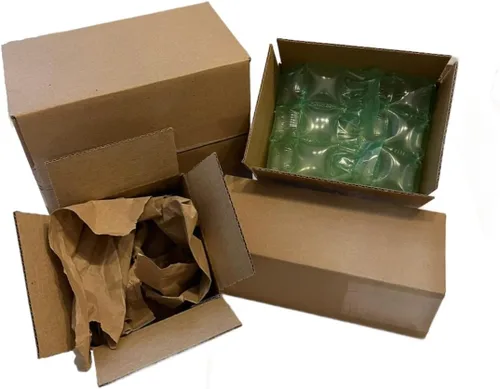 Vista 2 de 50 cajas de papel de la cartulina 4x4x10 que envían por correo la caja de envío del cartón corrugado
