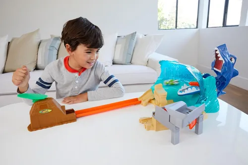 Vista 2 de Hot Wheels Hot Wheels City Shark Beach Battle Set Multicolor