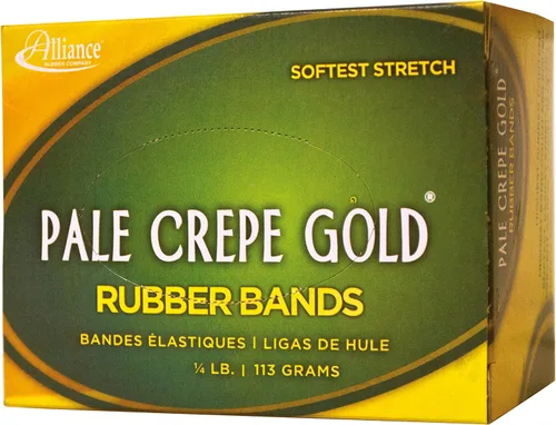 Vista 3 de Alliance Rubber 21405 - Bandas de goma Pale Crepe Gold