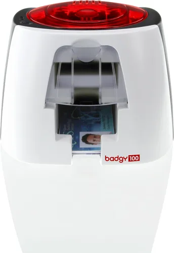 Vista 4 de Impresora de Tarjetas de Plástico Badgy100 con Badge Studio - Software de Diseño de ID para Tarjetas de Identificación Personalizadas, a Prueba