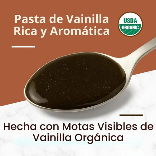 Vista 5 de LorAnn - Pasta orgánica de grano de vainilla de Madagascar, 4 onzas