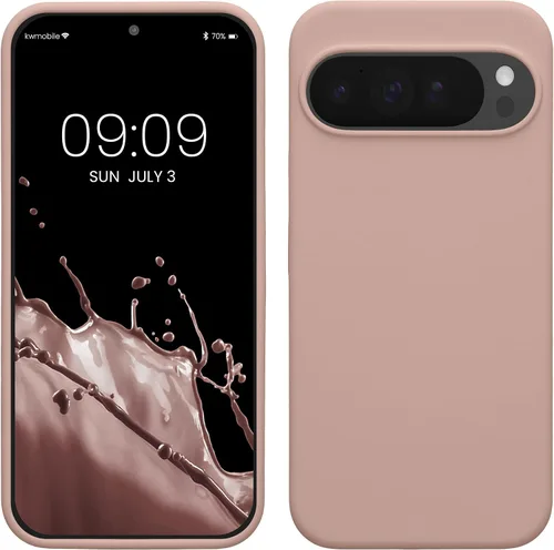 Vista 255 de kwmobile Funda Compatible con Google Pixel 6 Pro - Funda de Teléfono de Silicona TPU con Acabado Suave - Azul Caribe