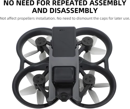 Vista 6 de Avata - Tapa protectora de aluminio para DJI Avata FPV, accesorios de dron a prueba de polvo, impermeable, juego de 4 piezas