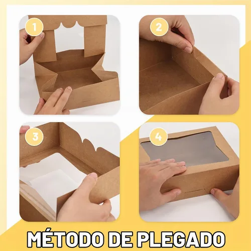 Vista 9 de NPLUX Paquete de 24 cajas de golosinas de Halloween, 8 x 6.5 x 2.5 pulgadas Marrón