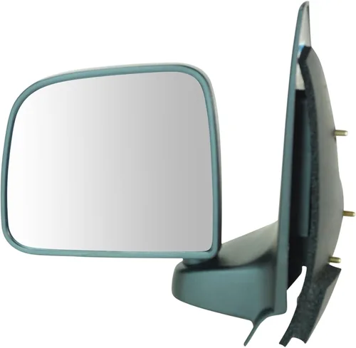 Vista 59 de TRQ Espejo plegable con calefacción eléctrica del lado del conductor con indicador de punto ciego pintura a juego negro liso compatible con Kia