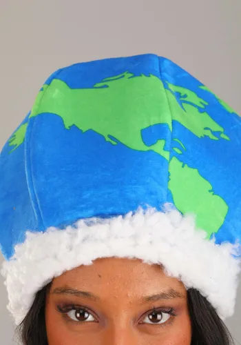 Vista 3 de Gorro de Disfraz de Tierra de Peluche Multicolor