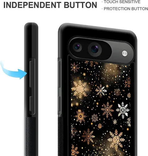 Vista 86 de Compatible con Google Pixel 4A 5G Mobile Case Creative Acrylic Panel trasero Silicona Protección Grip especialmente diseñado para Google Pixel 4A 5G