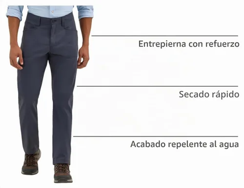 Vista 6 de ATG de Wrangler Pantalones utilitarios, de material sintético, para hombre Azul (Blue Nights)