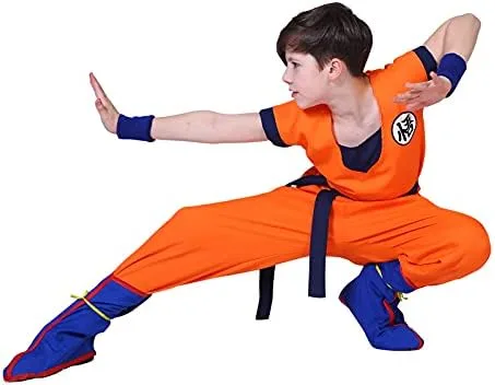 Vista 3 de Yakogy Disfraz de anime para cosplay, disfraz de Halloween para niños