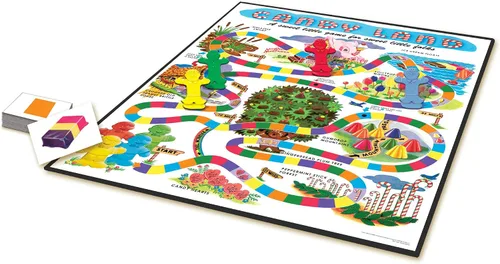 Vista 4 de Winning Moves Games Candy Land 65 Aniversario Juego, Multicolor (1189) 4 jugadores