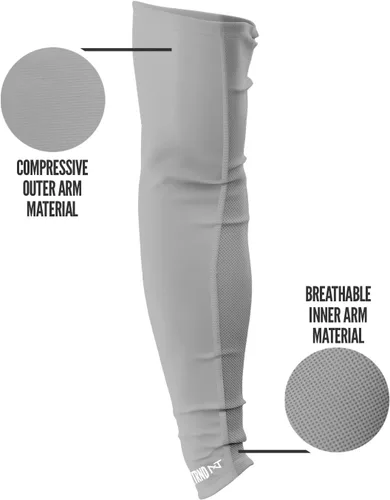 Vista 23 de Nxtrnd Air-TEK - Mangas de compresión para hombre, par de fútbol transpirable