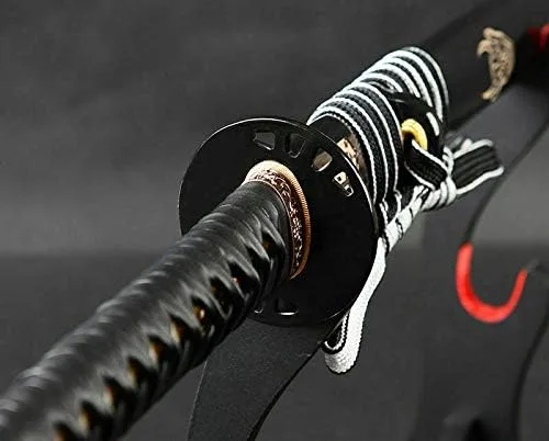 Vista 7 de Espada Excelente Kill Bill Katana Japonesa Samurai Espada Real Arcilla Templada Doblada Stee