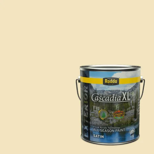 Vista 164 de Rodda Paint CASCADIA XL Pintura e imprimación satinada exterior en uno, cuarto de galón, otoño niño