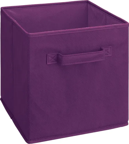 Vista 21 de Cajón de tela cúbico ClosetMaid 11469, morado, empaque de 2