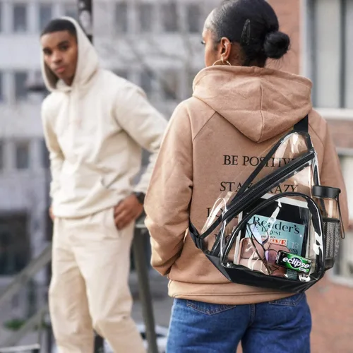 Vista 2 de Lorbro Bolsa de TPU transparente Negro
