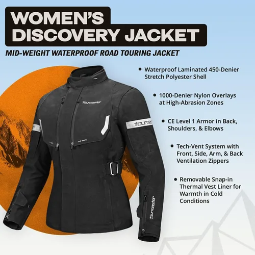Vista 7 de Tourmaster Discovery - Chaqueta de moto para mujer