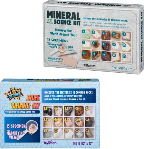 Vista 4 de Kit de ciencia de minerales STEM para niños Geología Muestra de roca para jóvenes geólogos